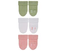 Sterntaler Baby-Mädchen Söckchen 3erPack Uni Bambus Socken, zartrosa, 14