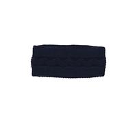 Sterntaler Baby Mädchen Stirnband Baby GOTS Strick Zopfmuster Winter-Stirnband - Baby Stirnband - gefüttert mit Jersey (Bio) - marine, 53