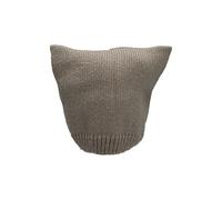 Sterntaler Baby Mädchen Strickmütze Baby Strickmütze Katzenöhrchen Mütze meliert - Baby Strickmütze - mit Katzenöhrchen - hellgrau, 53