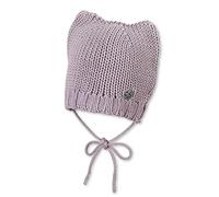 Sterntaler Baby - Mädchen Strickmütze Baby Strickmütze Katzenohr, Lila, 39