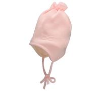 Sterntaler Baby Mädchen Strickmütze Baby Strickmütze Schleife Mütze - Baby Strickmütze - mit Schleife, Ohrenklappen und Bindeband - rosa, 43