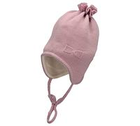 Sterntaler Baby Mädchen Strickmütze Baby Strickmütze Schleife Mütze - Baby Strickmütze - mit Schleife, Ohrenklappen und Bindeband - flieder, 39