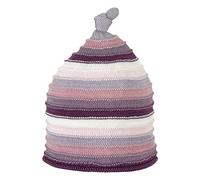 Sterntaler Baby - Mädchen Strickmütze Baby Strickmütze Streifen, Rosa, 41