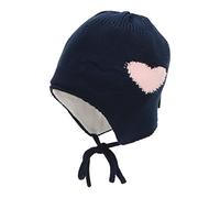 Sterntaler Baby-Mädchen Strickmütze Herzi Mütze, Marine, 51