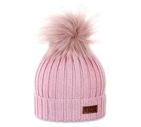 Sterntaler | 4721924 | Strickmütze | Bommel | Merinowolle rosa, 47/49