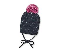 Sterntaler Baby - Mädchen Strickmütze Mütze, per pack Blau (marine 300), 41 (Herstellergröße: 41)