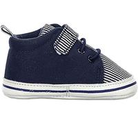 Sterntaler Baby Schuhe Walfisch - Sneaker aus Baumwollstoff mit Walfisch Stickerei - Kleinkind Sommer Schuhe mit rutschfester Sohle und Klettverschluss - Babyschuhe für Jungen, marine, Größe 16