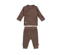 Sterntaler Baby Set Babyjacke & Hose 2-teilig - Unisex - modisches RIPP-Jersey - Babyjacke seitlich geknöpft, mit Kratzschutzbündchen & Hose mit Komfortbund - Babybekleidung