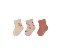 Sterntaler Baby Socken 3er Pack Pferd - Baby- und Kinder Socken im 3er Pack mit Umschlag, Innenfrottee, Pferd-, Blumen- & Uni-Motive, Cremeweiß, Größe 16