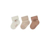 Sterntaler Baby Socken 3er Pack Sonne - Baby- und Kinder Socken im 3er Pack mit Umschlag, Innenfrottee, Sonne-, Geo- & Blumen-Motive, Ecru, Größe 14