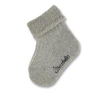 Sterntaler - Baby-Söckchen uni 17/18 silber mel. 542