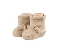 Sterntaler Plüsch-Winterschuhe mit Klettverschluss und Ohren 17 beige pluesch