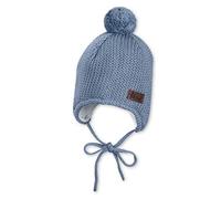 Sterntaler - Kid's Strickmütze Pompon - Mütze, Gr. 47 cm, blau (Blau)