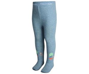 Sterntaler Baby Strumpfhose Jungen - mit Motiv Waldtiere sorgt für niedlichen Look - weiches Baumwollmaterial mit Elastananteil - blau, Größe 128