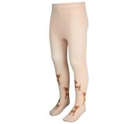 Sterntaler Baby Strumpfhose Mädchen - mit Reh-Motiv sorgt für niedlichen Look - weiches Baumwollmaterial mit Elastananteil - zartrosa, Größe 128
