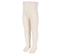 Sterntaler Baby Strumpfhose Mädchen - Zopfmuster für warme Füße - weiches Baumwollmaterial mit Elastananteil - ecru, Größe 68