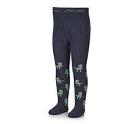 Sterntaler Baby- und Kinder Strumpfhose Dino- mit elastischem Komfortbund - weiches Baumwollmaterial, hautsympathisch und atmungsaktiv - blau melange, Größe 92