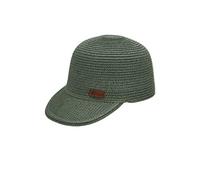 Sterntaler Unisex Baseball-Cap Stroh Baseballkappe, dunkelgrün, 47