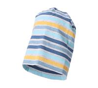 Sterntaler Baby Unisex Beanie Baby Slouch-Beanie Streifen Mütze - Beanie Baby, Kinderbeanie - aus Jersey mit Streifen - mittelblau, 47