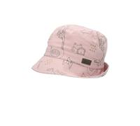 Sterntaler Baby Unisex Hut Baby Fischerhut Zoo Hut - Babyhut, Kinderhut, Babymütze mit Rundumschirm und Tiermotiven - waschbar - rosa, 45