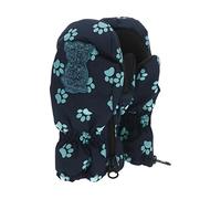 Sterntaler Baby Unisex Kinder Fäustel Bär Tatzen Handschuh - Baby Fäustlinge - wasserdicht aus Funktionsmaterial mit Print - marine, 3