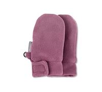 Sterntaler Baby Unisex Kinder Fäustel Handschuh - Baby Fäustlinge Winter, Baby Handschuhe - aus Microfleece mit Klettverschluss - brombeer,