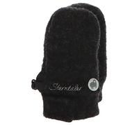 Sterntaler Baby Unisex Kinder Fäustel Handschuh - Baby Fäustlinge Winter, Baby Handschuhe - aus weicher Merino Wolle - anthrazit meliert, 1
