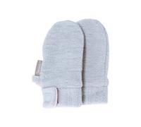 Sterntaler Baby Unisex Kinder Fäustel Melange Handschuh - Baby Fäustlinge - ohne Daumen, gefüttert mit Baumwollfleece - rauchgrau,