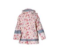 Sterntaler Baby Unisex Regenjacke Kinder Blumenjacke - Wasserdicht mit Reißverschluss und verschweißten Nähten - rosa, 74