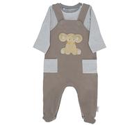 Sterntaler Baby Unisex Strampler-Set Strampler-Set Jersey Elefant Eddy - Strampler Baby, Babybody, Babykleidung - grau, 68