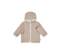 Sterntaler Babyjacke zum Wenden für Mädchen - Baby und Kinder - mit Kapuze, Blumenprint, Taschen und Katze Lilly Stickerei - naturfarben, Größe 56