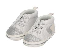 Sterntaler Babyschuhe Glitzer Herz 19 silber/grau