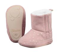 Sterntaler Babystiefel mit Klettverschluss Sterne 19 rosa/silber