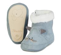 Sterntaler Babystiefel mit Reißverschluss Katze 19 hellblau