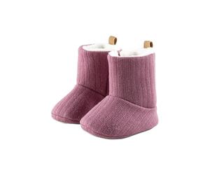 Sterntaler Babystiefel Strick Mädchen - Babyschuhe mit aufgenähter und rutschfester Sohle