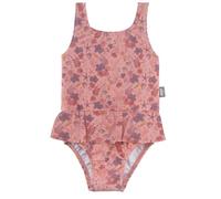 Sterntaler Badeanzug Corale - UV-Schutz 50+ Schwimmanzug Mädchen - Badeanzug mit Korallen Print, Schößchen-Volants und Windeleinsatz röße 86/92 - Bademode - zartrosa, Größe 80