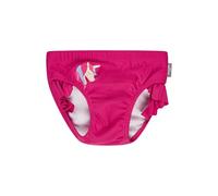 Sterntaler Badehose Einhorn - Baby- & Kinderschwimmhose aus Bademodenstoff mit Elasthan, Einhorn-Print, Volants, Kordelzug am Innenbund und UV-Schutz 50+ - Purpur, Größe 104