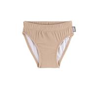 Sterntaler Badehose Rippe - UV-Schutz 50+ Baby Schwimmhose Unisex - Badehose in Rippenoptik mit Windeleinsatz bis Größe 86/92, Bademode für Schwimmbad und Strand - beige, Größe 68
