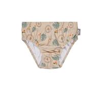 Sterntaler Badehose Safari - Baby- & Kinderschwimmhose aus Bademodenstoff mit Elasthan, Safari-Muster, Kordelzug und UV-Schutz 50+ - Beige, Größe 80
