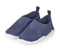 Sterntaler Badeschuh Mesh uni - Badeschuh aus Mesh - Unisex Kinder Badeschuh mit elastischem Bund - Aquaschuhe unifarben Kinderschuhe rutschfester Sohle für Badespaß - blau, 27/28