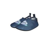 Sterntaler Badeschuhe Hai - Baby- und Kinder Badeschuhe aus Funktionsmaterial mit Hai-Motiv, TPR-Sohle, UV-Schutz 50+, ideal für Schwimmbad & Wasser, Marine, Größe 24