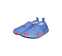 Sterntaler Badeschuhe Krabben - Baby- und Kinder Badeschuhe aus Funktionsmaterial mit Krabben-Muster, TPR-Sohle, ideal für Schwimmbad & Wasser, Meerblau, Größe 22