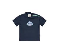 Sterntaler Badeshirt Hai Kurzarm UV-Schutz 50+ Reißverschluss Schulter Gr. 68 Marine