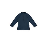 Sterntaler Badeshirt Langarm Uni - UV-Schutz 50+ Schwimmshirt - Unisex Beachwear schnelltrocknend - Kinder Rashguard mit Reißverschluss & Kinnschutz - Marine, Größe 92