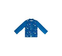 Sterntaler Badeshirt Weltraum - Langarm UV-Shirt für Jungen mit coolem Space-Print - UV-Schutz 50+ Schwimmshirt mit Reißverschluss - Kinder Bademode - Farbe königsblau, Größe 104