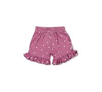 Sterntaler Badeshorts Blumen - Badehose Mädchen mit Volants - Schwimmhose Mädchen mit Kordel und UV Schutz 50+ - Badeshorts Kinder mit Windeleinsatz bis Größe 86/92 - purpur, 80