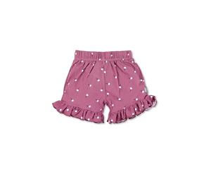 Sterntaler Badeshorts Blumen - Badehose Mädchen mit Volants - Schwimmhose Mädchen mit Kordel und UV Schutz 50+ - Badeshorts Kinder mit Windeleinsatz röße 86/92 - Purpur, 86