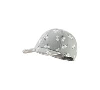 Sterntaler Baseball -Cap Blümchen für Mädchen - Schildkappe aus Baumwoll -Musselin mit floralen Muster - Basecap mit Gummizug - steingrün, 53