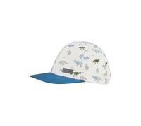 Sterntaler Basecap Dinosaurier - Leichte Kindermütze aus Baumwolle mit Dinosaurier-Print und Verstellbarer Metallschließe - Weiß, Größe 53