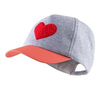 Sterntaler Basecap Herz silber melange - Mädchen - Gr. 47 cm